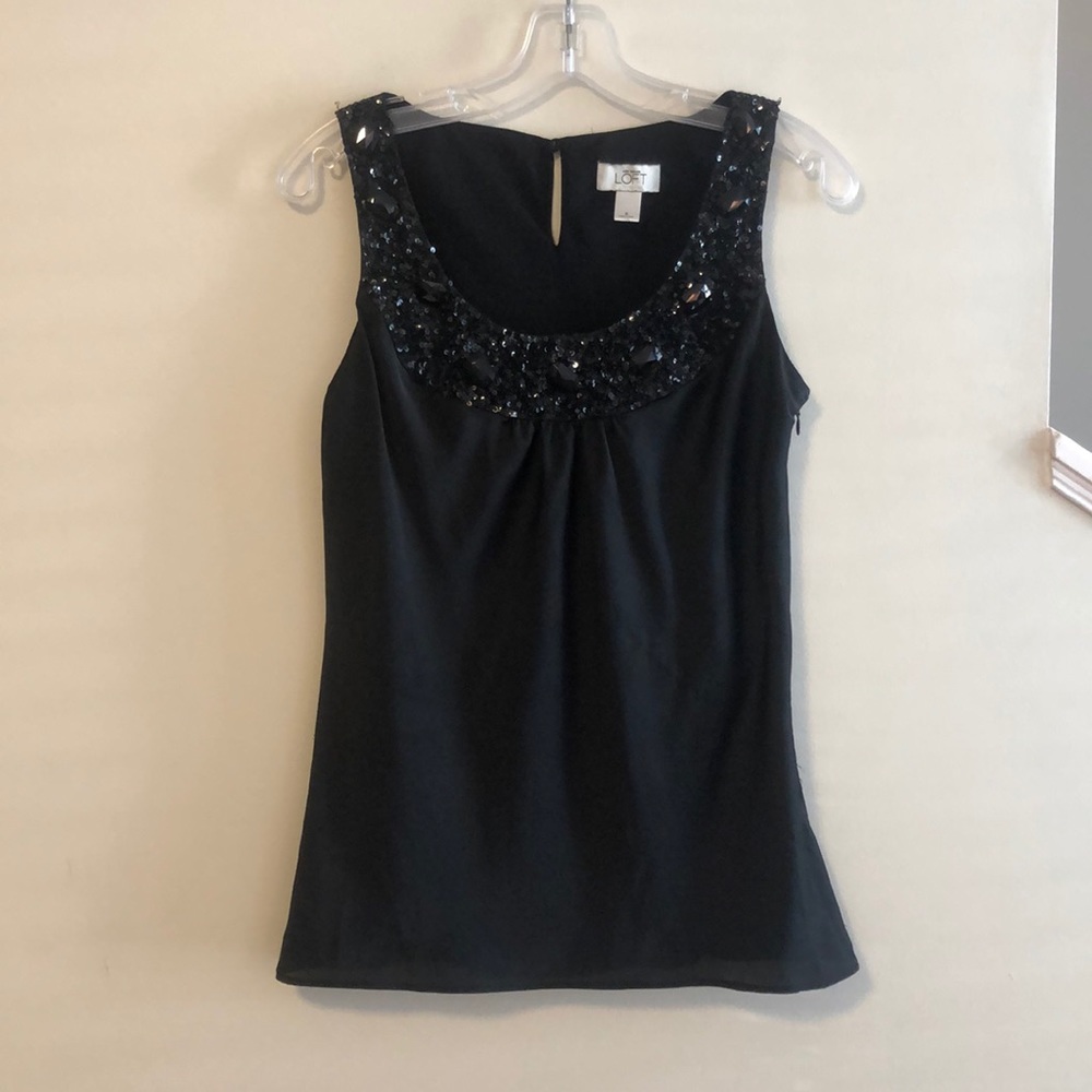 LOFT Beaded Tank Top